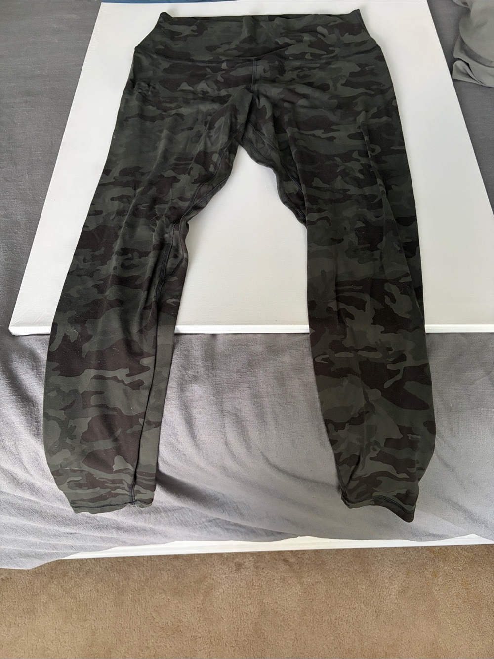 Lululemon Align Camo Print Leggings - Olive Green